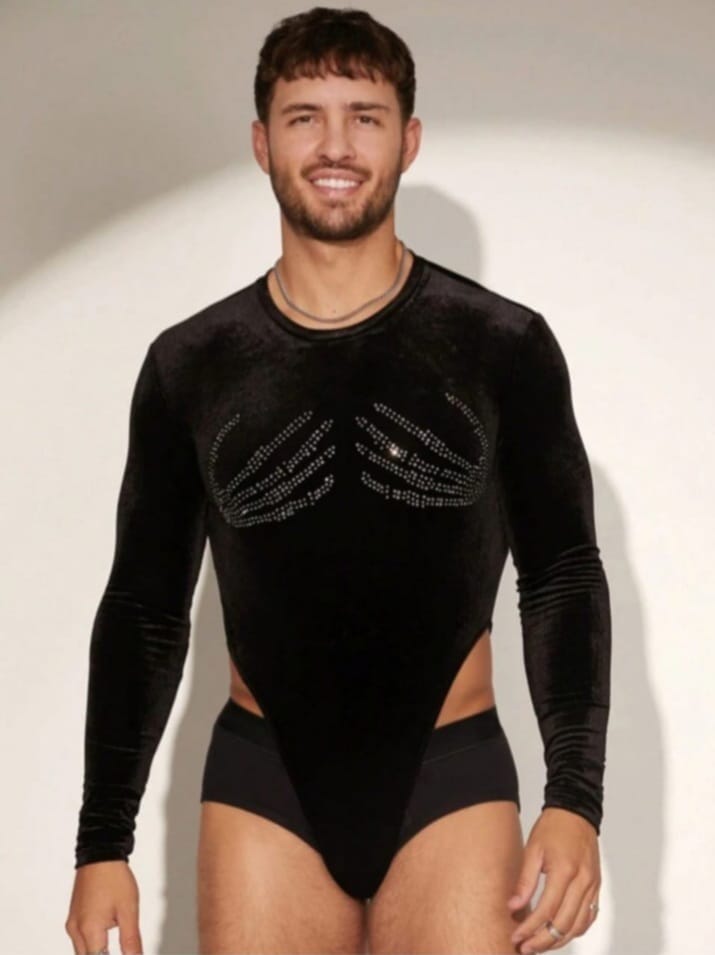 Midnight Crystal Bodysuit